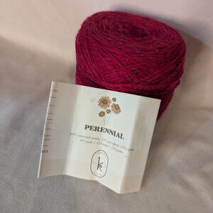 Kelbourne Woolens Perennial Yarn Vintage Red Merino Suri Alpaca Nylon Super Fine